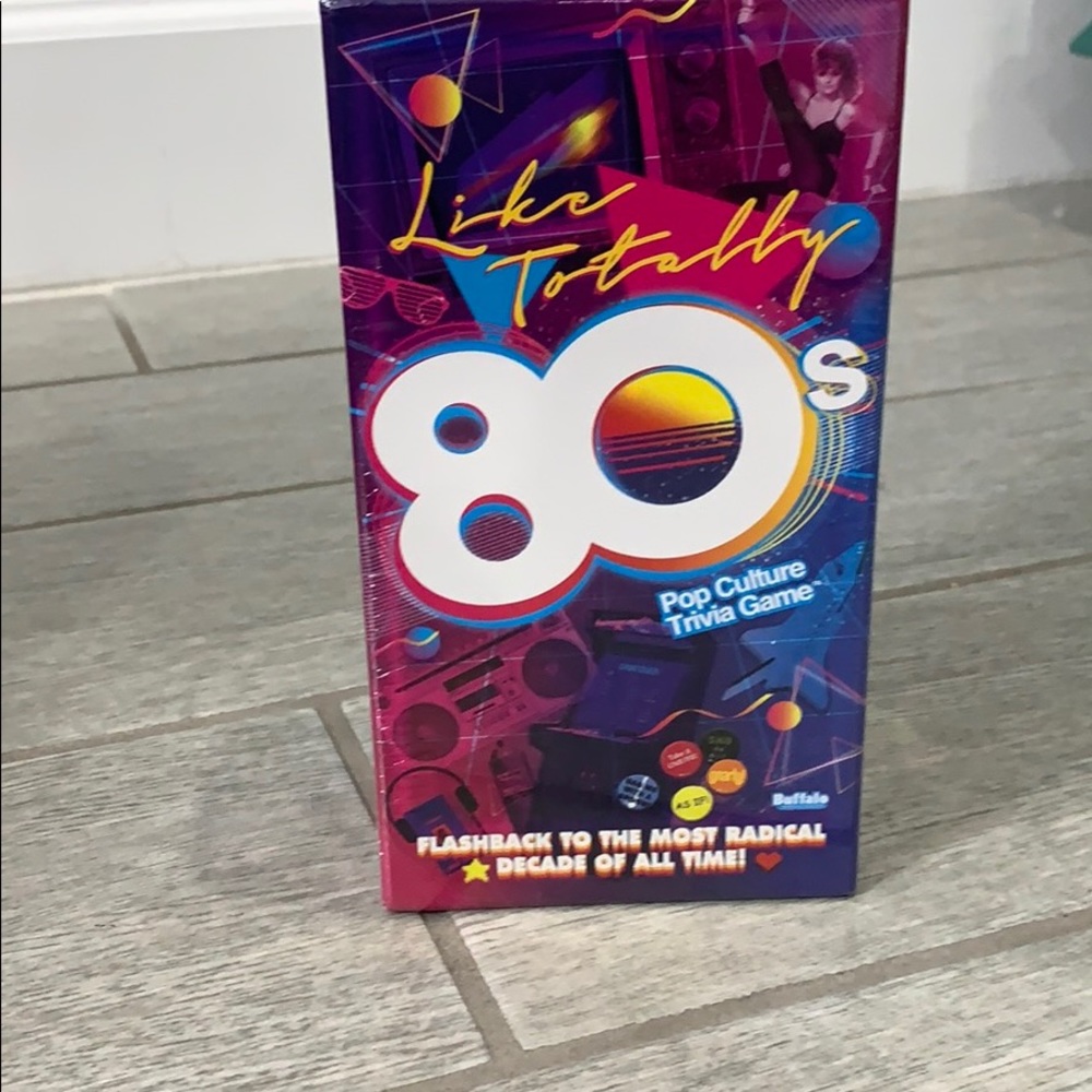 Brand New Like Totally 80s Pop Culture Trivia Game